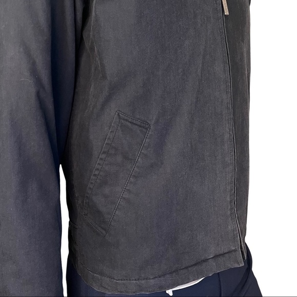 London Fog Men’s Black Full Zip Wool Lined Inner Pockets Bomber Style Ja… - Picture 4 of 14